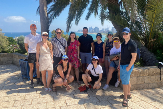 Gruppenfoto der Studienreisen-Teilnehmenden in Israel